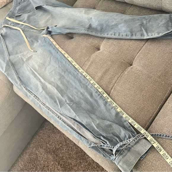 OneTeaspoon Split Seam Harem Jeans, light wash, Size XS - Picture 7 of 11
